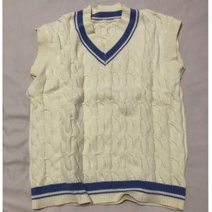 J..ING Valery White Sleeveless Sweater
